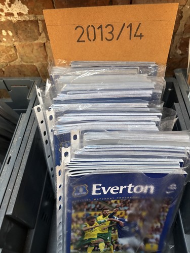 Everton home programmes - home,
