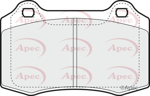 Apec rear brake - brake, set