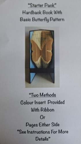 Butterfly book folding - book, kit