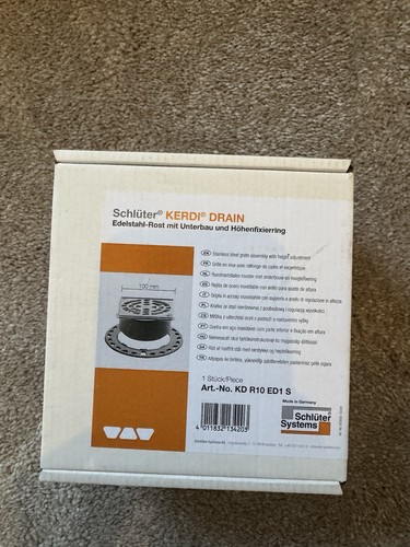 Schluter kerdi drain - schluter, stainless