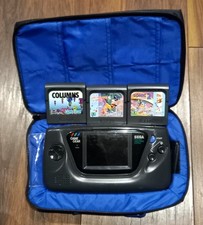 Sega Game Gear bundle, Console With 3 Games And Logic 3 Case