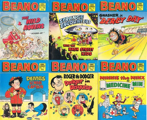 Beano comic library selected - comic,