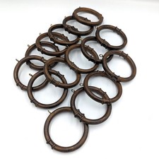 15Pcs 3.25 Inch Wooden Curtain