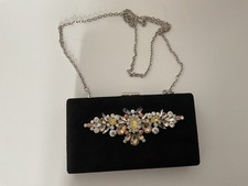 QUIZ RHINESTONE EVENING BAG
