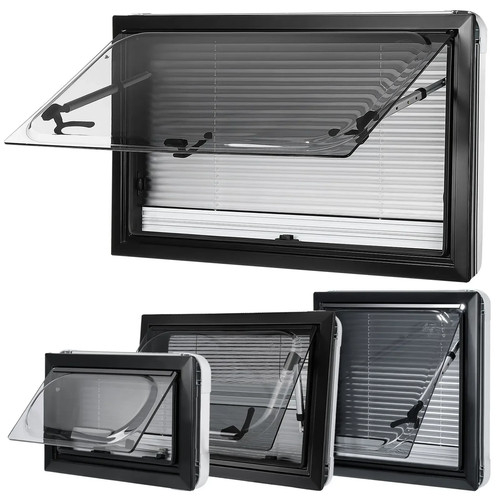 Camper van windows hinged - van, &