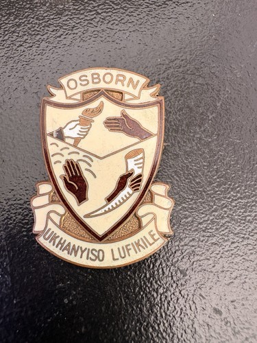 Vintage osborn school badge - vintage,
