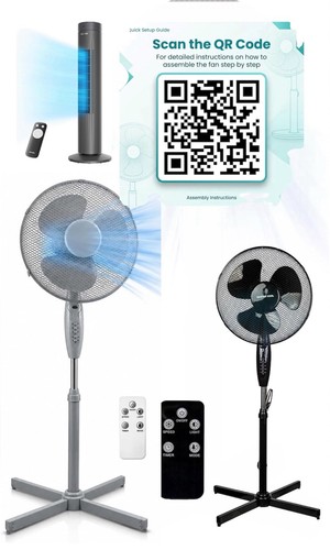 Tower fan oscillating speed - tower,