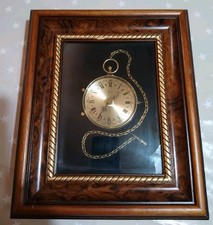 Vintage Ken Broadbent Quality Collages Pocket Watch on Chain Wall Clock