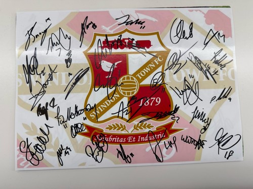 Swindon town signed - town, 24/25