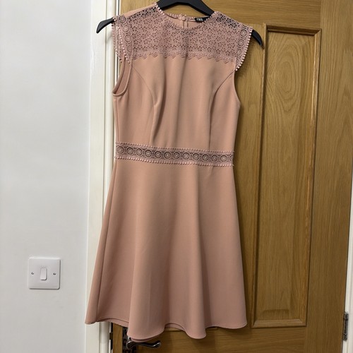 Pink nude zara dress size - /,