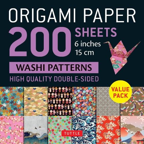 Origami paper 200 sheets washi - origami,