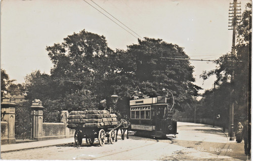 Brighouse bradford road - bradford, tram