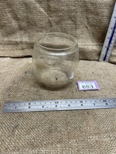 Vintage Original Dietz Glass Globe / Shade Hurricane Paraffin Lamp