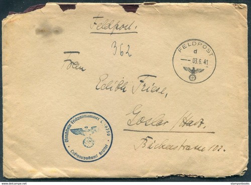 1941 germany feldpost - germany, +