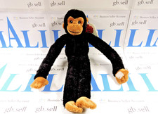 Keel Eco Edinburgh Zoo Hanging Monkey Chimpanzee Plush Soft Toy 40cm Black BNWT