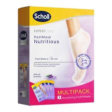 Scholl Foot Mask Intense Feeling of Hydration Easy to Use NonGreasy - Packs of 4