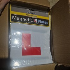 20 FULL SIZE MAGNETIC LEARNER 'L' PLATES - EASY APPLICATION & REMOVAL