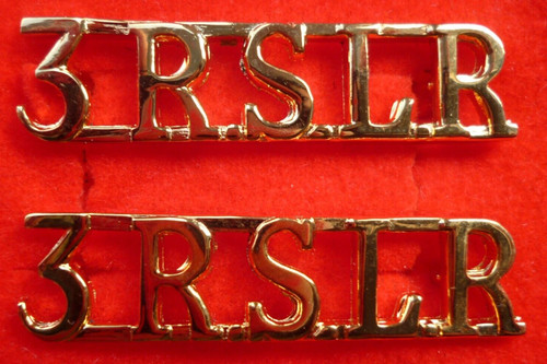 Pair metal shoulder - metal, titles