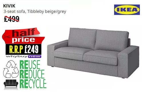 Rrp 499 ikea - rrp:499, seater