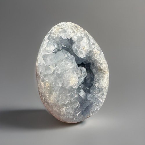 Crystal egg celestite druzy - crystal,