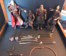 Lord of the Rings Figures Toybiz Helms Deep Set Lot (Please See Description)