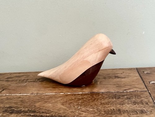Next ornament wooden bird - wooden,