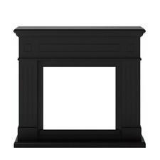 Tagu Larsen Fireplace Frame Surround & Mantel Freestanding Deep Black - Damaged