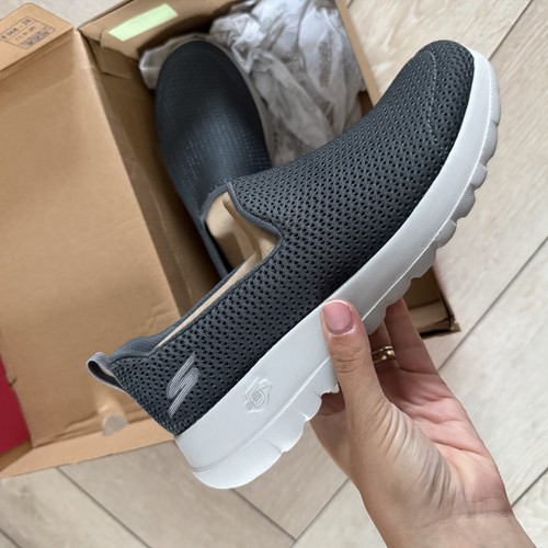 Skechers grey goga max slip - goga,