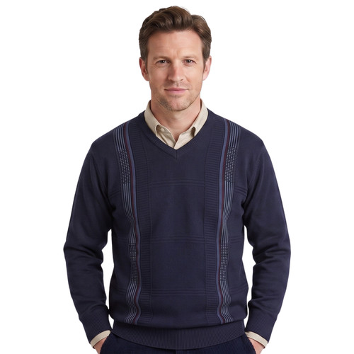 Mens jumper neck knitted - mens,