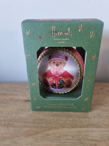 Harrods christmas bear - christmas,