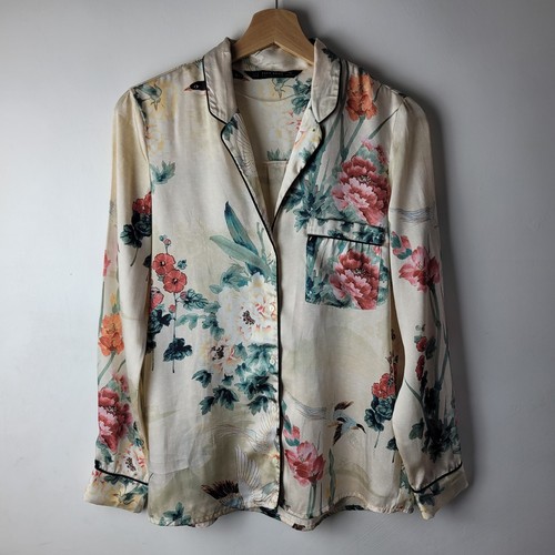 Zara women size ivory floral - size,