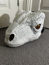 Plain White Painted Dino Mask