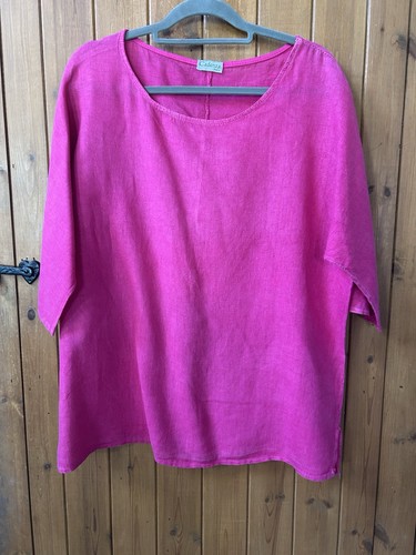 Cadenza linen top one size - linen,