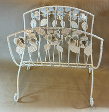 White Wrought Iron Magazine