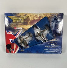 Corgi Aviation Archive 1:72 Battle Of Britain Spitfire And Hurricane Set 49507
