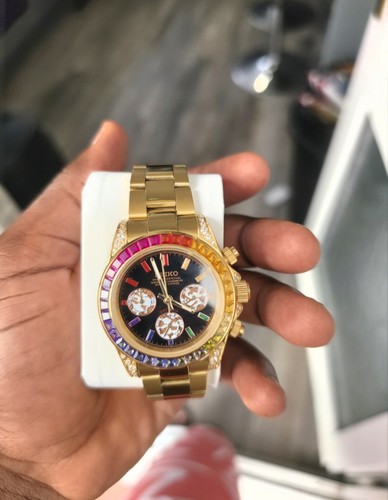 Seiko rainbow daytona mod - rainbow,