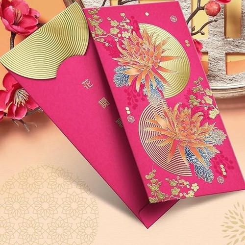 Pcs chinese new year hong - new,
