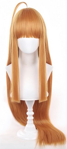 Long straight orange - long,
