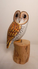 Barn Owl Ornament Bird Wood