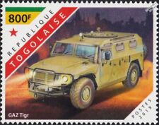 GAZ TIGR (Tiger) Russian 4x4 Military Infantry Mobility Vehicle Stamp 2019 Togo