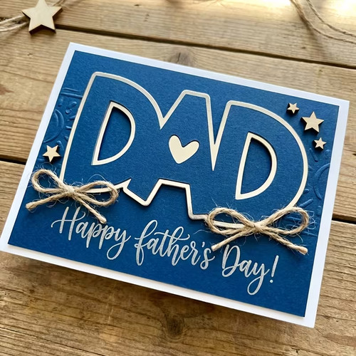 Dad word metal - dad, craft