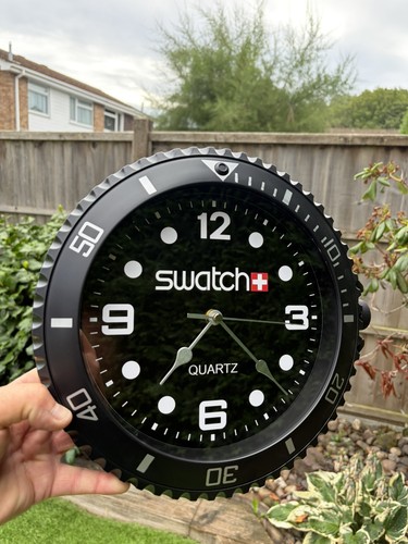 Swatch inspired wall - , clock