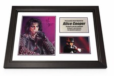 Alice Cooper Signed Photo