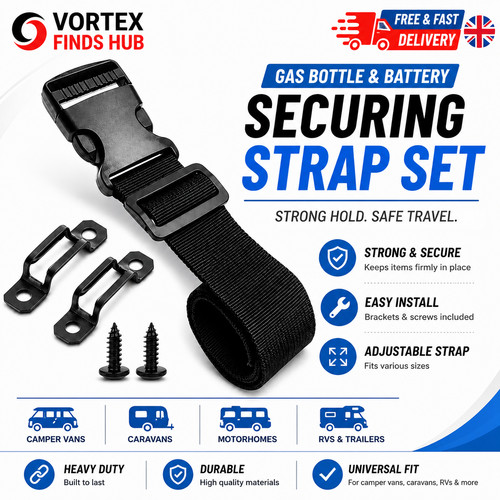 Caravan leisure battery strap - battery,