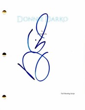 MAGGIE GYLLENHAAL SIGNED AUTOGRAPH - DONNIE DARKO MOVIE SCRIPT - PATRICK SWAYZE