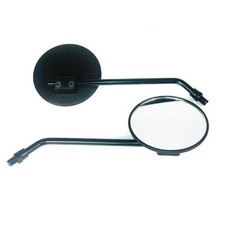 Rear View Mirrors Pair Black