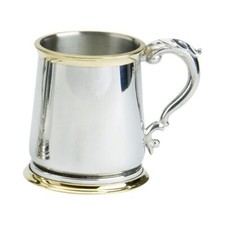 Pewter 1pt Heavy Brass Band