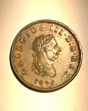 George III 1806 Copper Half Penny - olive branch with three berries