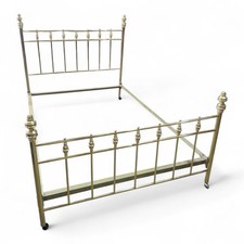 Brass bedstead victorian style - brass,