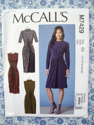 Mccall m7429 dress with - m7429,
